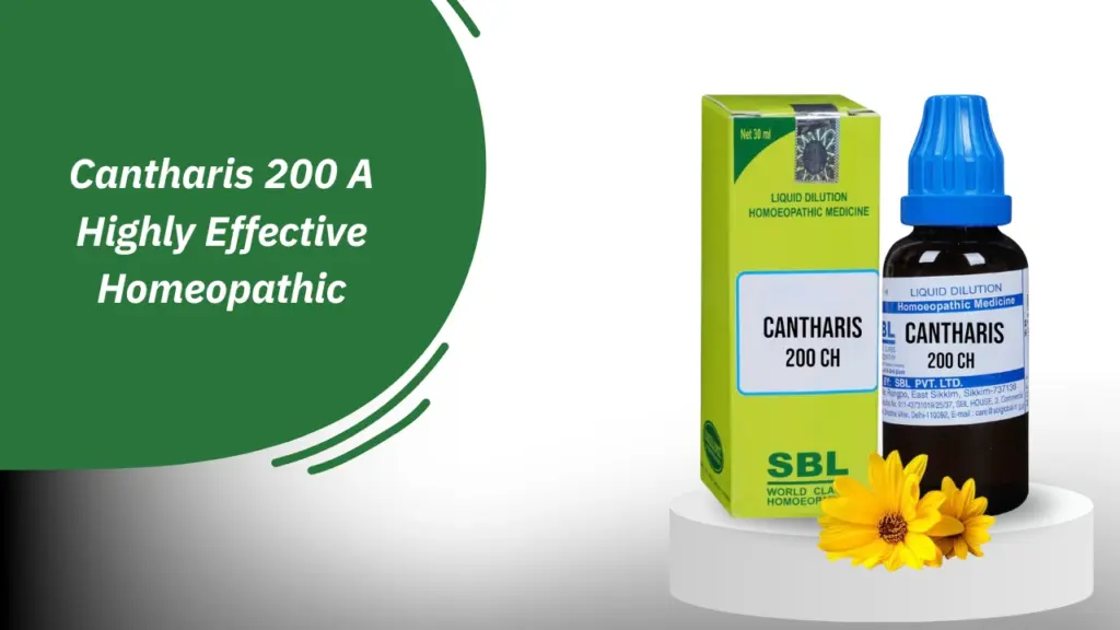 Cantharis 200 A Highly Effective Homeopathic